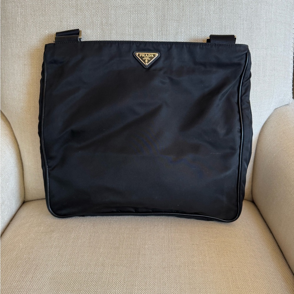 Prada Black Nylon Crossbody Bag